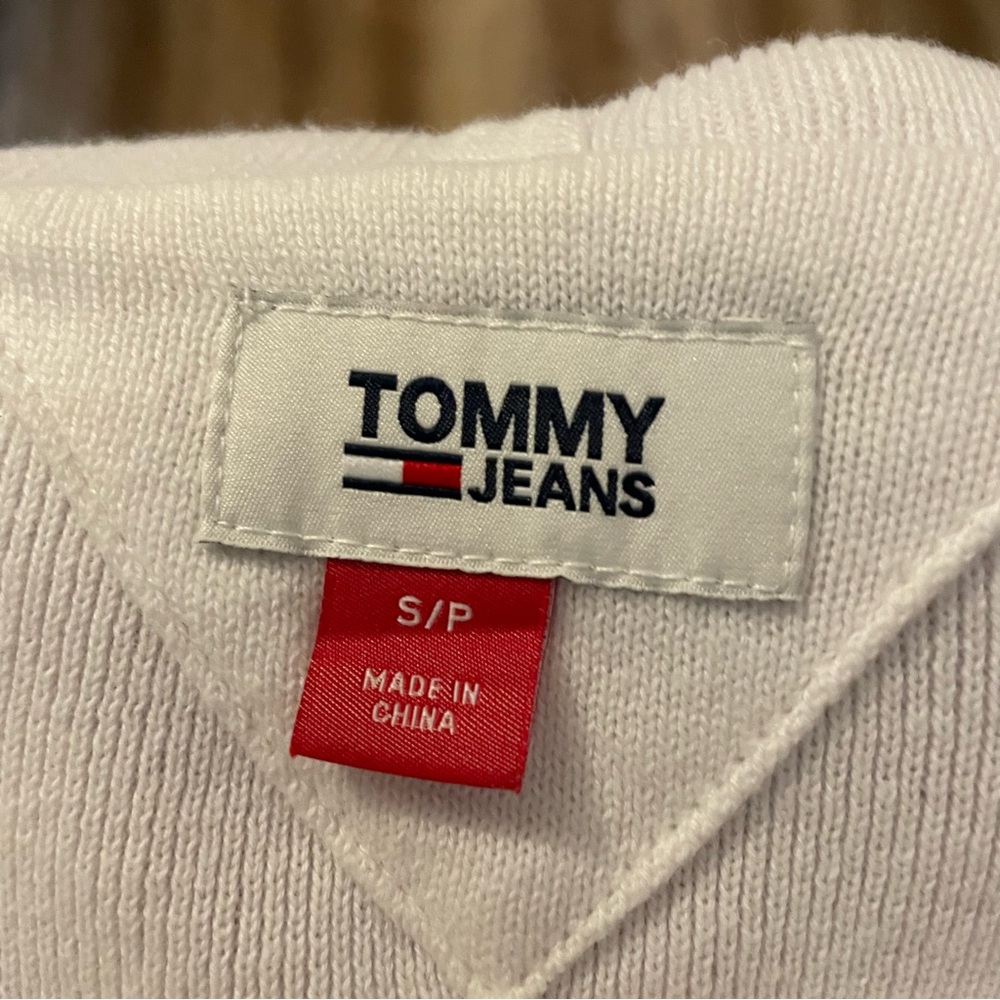 Tommy Hilfiger Jeans Cropped Hoodie Sweater - Picture 7 of 8